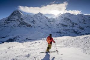 Hotel Jungfraublick durante el invierno