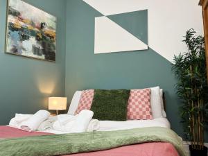 Postel nebo postele na pokoji v ubytování Lovely Flat at Dublin City Centre