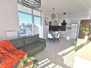 Nhà bếp/bếp nhỏ tại Apartamenty Wybrzeże Laguna III 150m do plaży