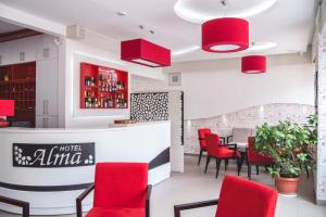 Część wypoczynkowa w obiekcie Garni hotel Alma