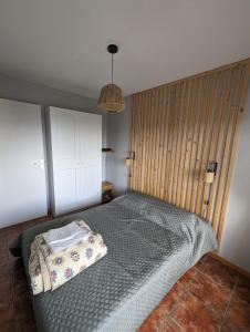 Posteľ alebo postele v izbe v ubytovaní Charmant appartement centre ville de Font-Romeu, vue montagne