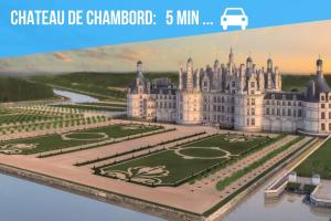 a model of the château chambord min at CAPORIZON-La Verrière-Clos de Chambord-à coté du Chateau in Saint-Claude-de-Diray