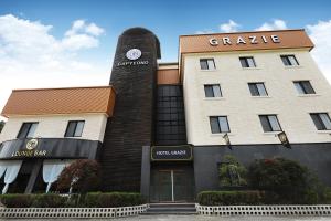 a rendering of the granville hotel with the front entrance at Gapyeong Grache Hotel in Gapyeong