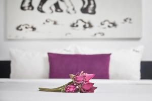 Postel nebo postele na pokoji v ubytování Apsor Palace Hotel