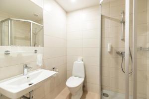 Koupelna v ubytování Hotel Sigulda