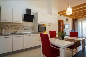 Kuchyň nebo kuchyňský kout v ubytování Apartment Villa Slavija