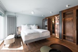 Voodi või voodid majutusasutuse Hotel Aare Thun toas