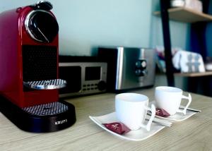 Set per la preparazione di tè e caffè presso La Maison Attila en Ardennes