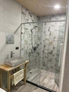 Koupelna v ubytování 沐目家 Xiang Jia Homestay