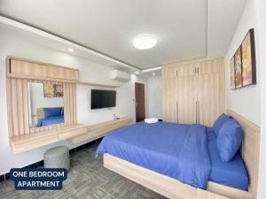 Katil atau katil-katil dalam bilik di WH Chamkarmon Residence