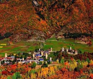 Paesaggio naturale nelle vicinanze dell'affittacamere