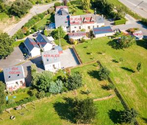 an aerial view of a real estate property at Les Logis de l'Estuaire in Camoël