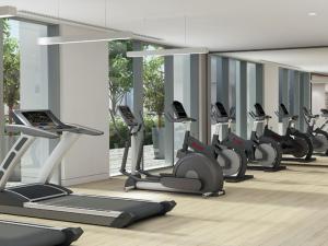 Fitness centrum a/nebo fitness zařízení v ubytování Burj Royale, Downtown Dubai - Mint Stay