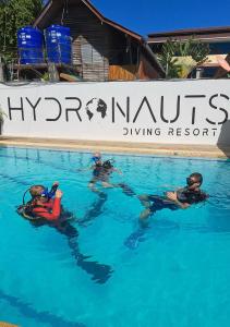 Bazén v ubytování Hydronauts Diving Resort - Koh Tao nebo v jeho okolí