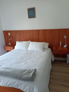 Cama ou camas em um quarto em Ncleo Sabana A505
