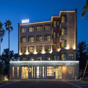 a rendering of the clarks hotel at night at Jeju Bricks Hotel in Seogwipo