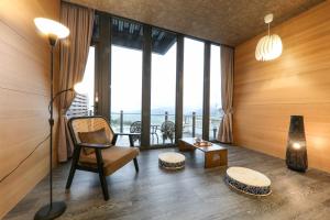 Χώρος καθιστικού στο 玉蘭函館民宿Yulan Hokodate