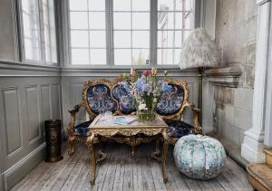 Prostor za sedenje u objektu Görvälns Slott