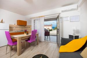 Posezení v ubytování Apartments Tea