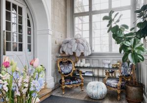 Prostor za sedenje u objektu Görvälns Slott