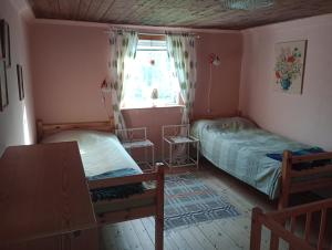 Ένα ή περισσότερα κρεβάτια σε δωμάτιο στο Gammal stil +15 φωτογραφίες