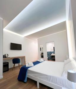 Postel nebo postele na pokoji v ubytování Maison Butera