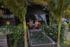 Giardino di Glamping Montecarlo Domo Geodesico y Sauna Finlandés Guatapé