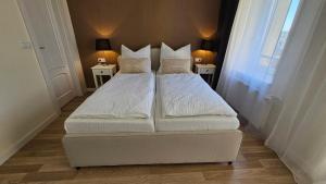 Postel nebo postele na pokoji v ubytování YFB I 130m2 Designwohnung mit 2 Bädern
