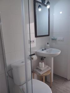 Kúpeľňa v ubytovaní Apartamento en el casco antiguo en plena Alameda