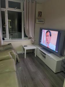 A television and/or entertainment centre at Kleber house