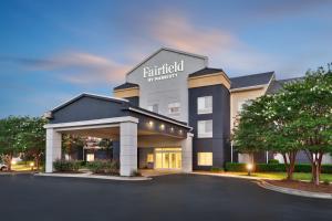 una representación de la parte delantera de un hotel en Fairfield Inn & Suites by Marriott Albany, en Albany