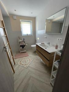 Koupelna v ubytování Haus Lotusblüte