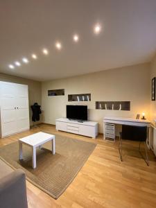 Kuchyň nebo kuchyňský kout v ubytování Smelte Studio Apartment