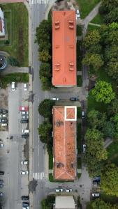 Letecký snímek ubytování Smelte Studio Apartment