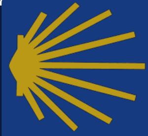 a yellow lightning bolt on a blue background at Casa Praia Norte - PVZ in Póvoa de Varzim