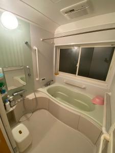 Koupelna v ubytování 雪宿Snow Lodge