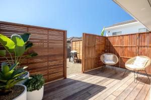 Balkón nebo terasa v ubytování Seaside Escape