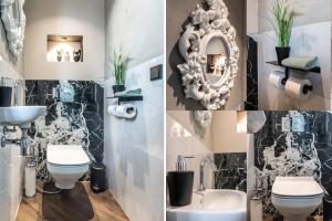 Beautiful Water Villa, near Schiphol and Amsterdam的一间浴室