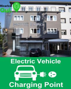 an image of a building with an electric vehicle at Eurohotel in Piacenza