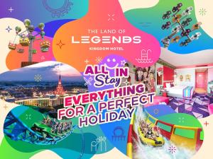 a poster for the land of legends all in stay everything for a perfect holiday at The Land Of Legends Kingdom Hotel - All-in Concept in Belek