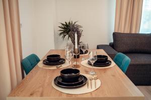 O zonă de relaxare la LUXURY Cozy Apartments and Studios Palas Mall Iasi