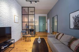 TV a/nebo společenská místnost v ubytování Gallery Hostel Tbilisi