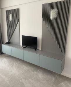 TV in/ali zabaviščno središče v nastanitvi Hotel Parc
