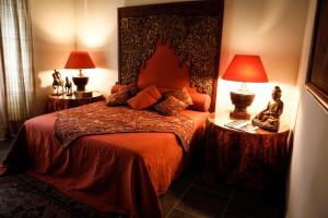 Letto o letti in una camera di Borgo Antico XIX sec.
