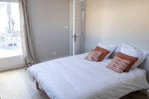 Posteľ alebo postele v izbe v ubytovaní Maison de vacances-La balade des deux Caps