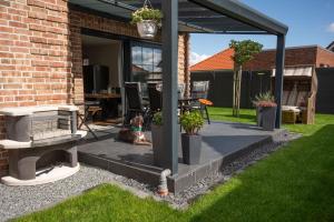 Zahrada ubytování Haus Friesenkuss mit Hund