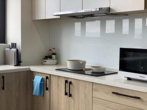 谷園酒店公寓Good Garden Apartment廚房或簡易廚房