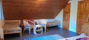 Postel nebo postele na pokoji v ubytování Apartmán u Šimků