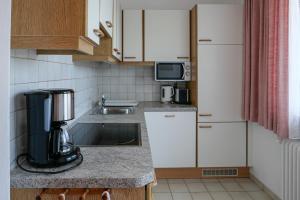 Kuchnia lub aneks kuchenny w obiekcie Landhaus Haid