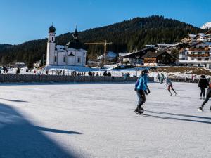 Obiekt Landhaus Haid zimą